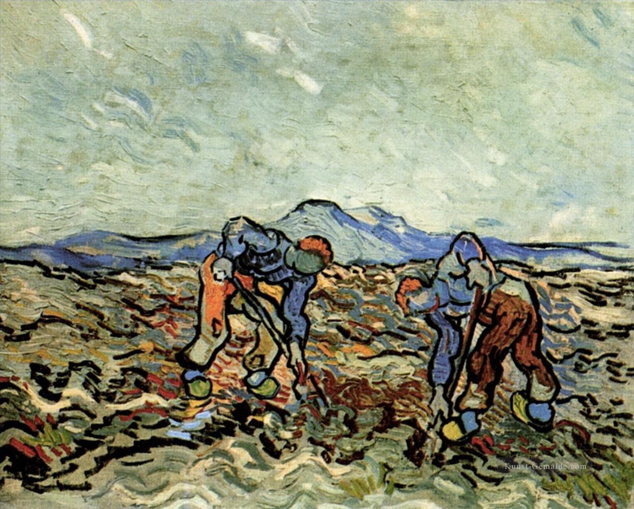 Lifting Bauern Kartoffeln 2 Vincent van Gogh Ölgemälde